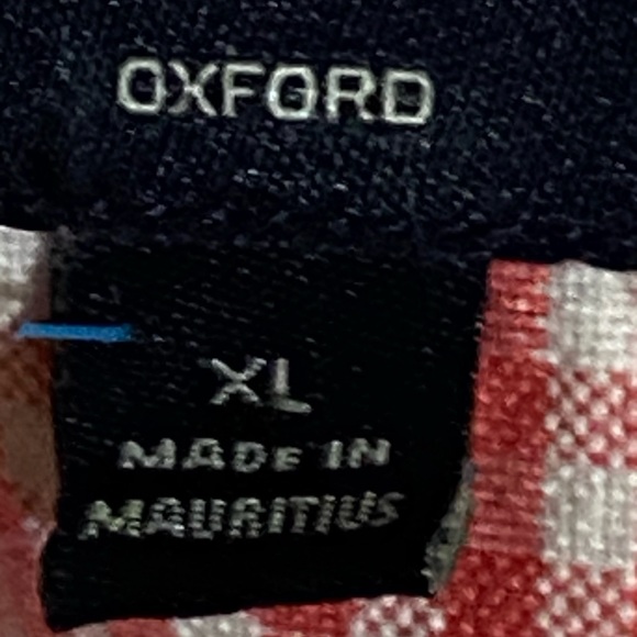 J Crew Slim Mens Red and White Classic Checkered Button Down Dress Shirt Size XL - Picture 5 of 5